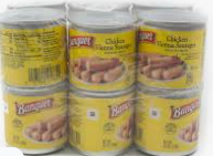 CHICKEN  VIENNA SAUSAGE/CAJA DE 24