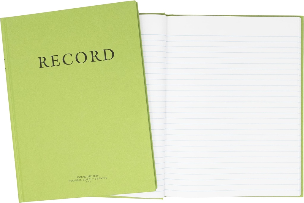 RECORD BOOK 8 5/8 X 10 1/4-EA