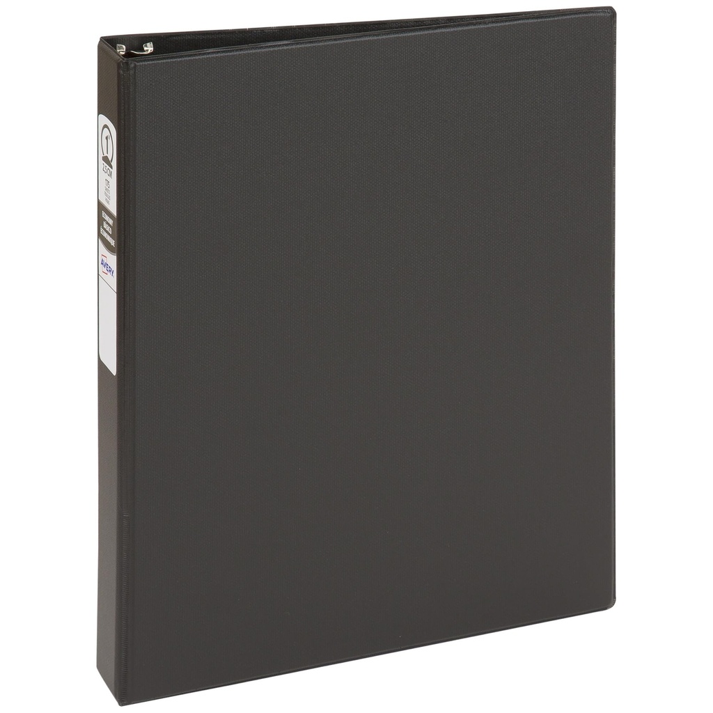 BINDER BLACK 1" 3 RING - EACH