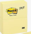 POST-IT NOTES 3 X 5 YELLOW