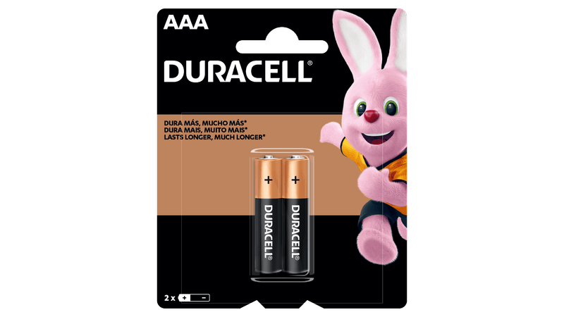 BATTERIES SIZE AAA, 2/PKG