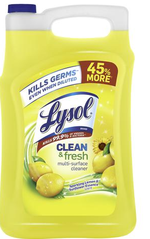 Lysol Limpiador Desinfectante Multiusos Clean and Fresh 6.21 L / 210 oz
