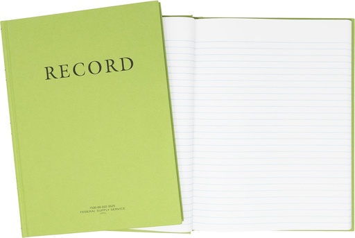 [PS3525] RECORD BOOK 8 5/8 X 10 1/4-EA