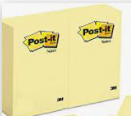 [PS3755] POST-IT YELLOW NOTE 4X6 RULED