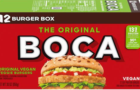 [PSBCW4692] Boca Hamburguesa Vegetariana 12 Unidades, 71 g / 2.5 oz