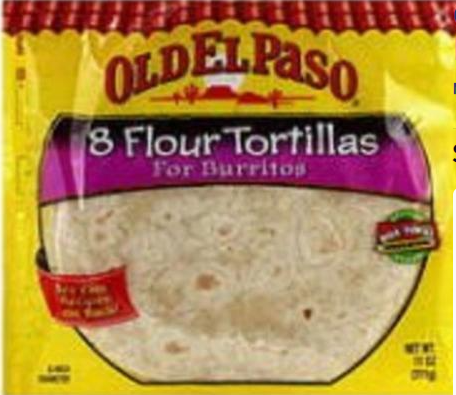 [PSBCW9915] Old El Paso Tortillas de Harina 3 paquetes/326g