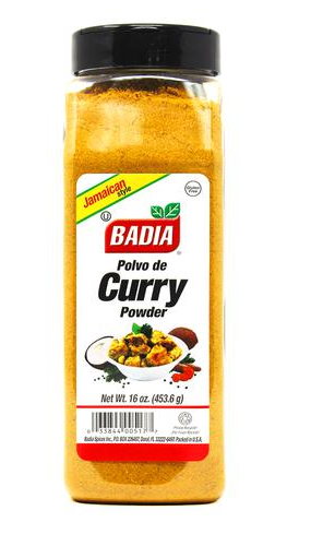 [PSBCW182] Badia Curry en Polvo 16 oz / 453.6 g